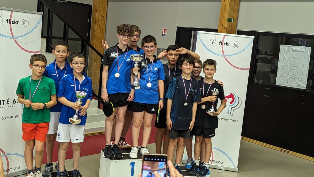 Finales des championnats jeunes - Le titre pour nos Minimes !