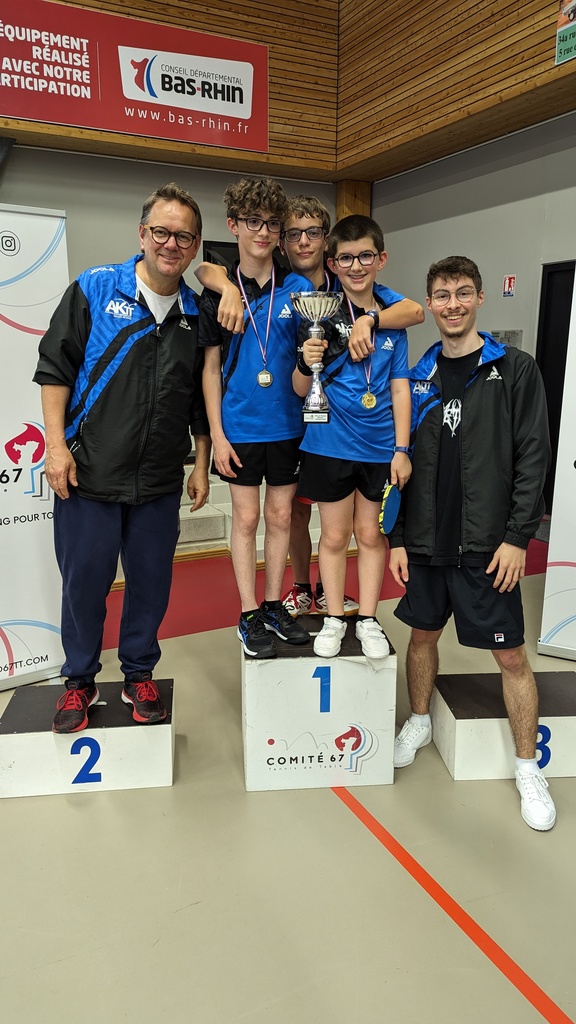 Finales des championnats jeunes - Le titre pour nos Minimes !