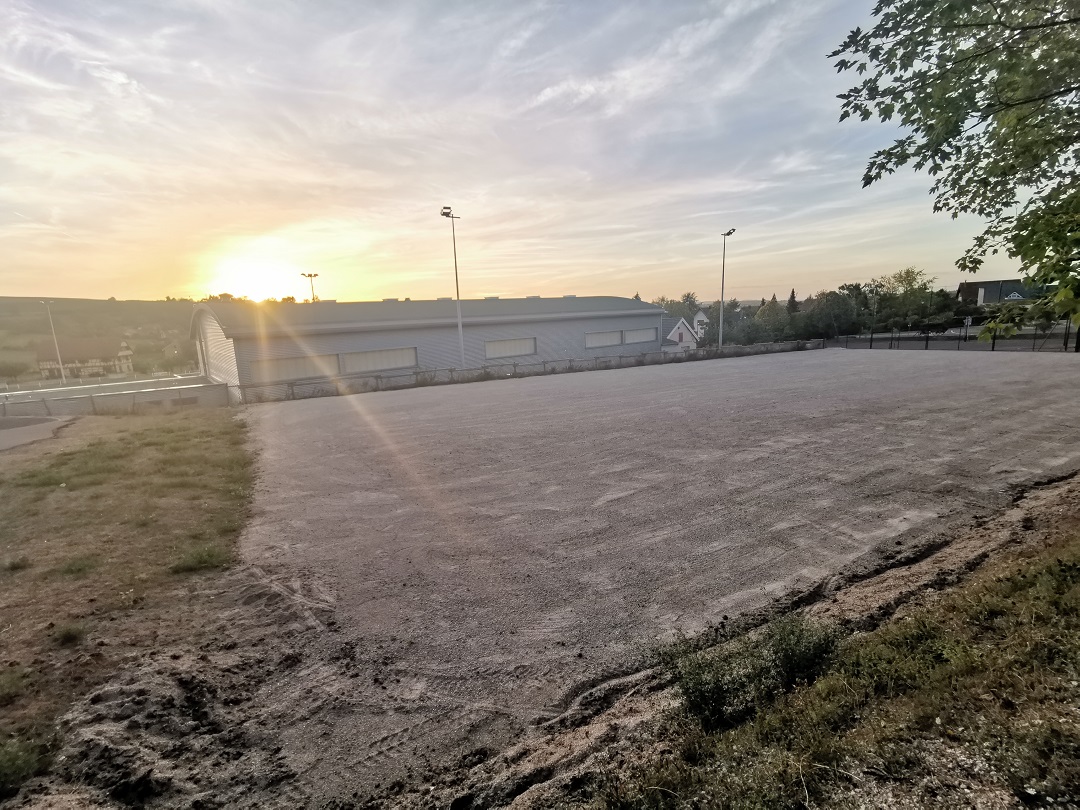Le terrain de boules est fin prêt !