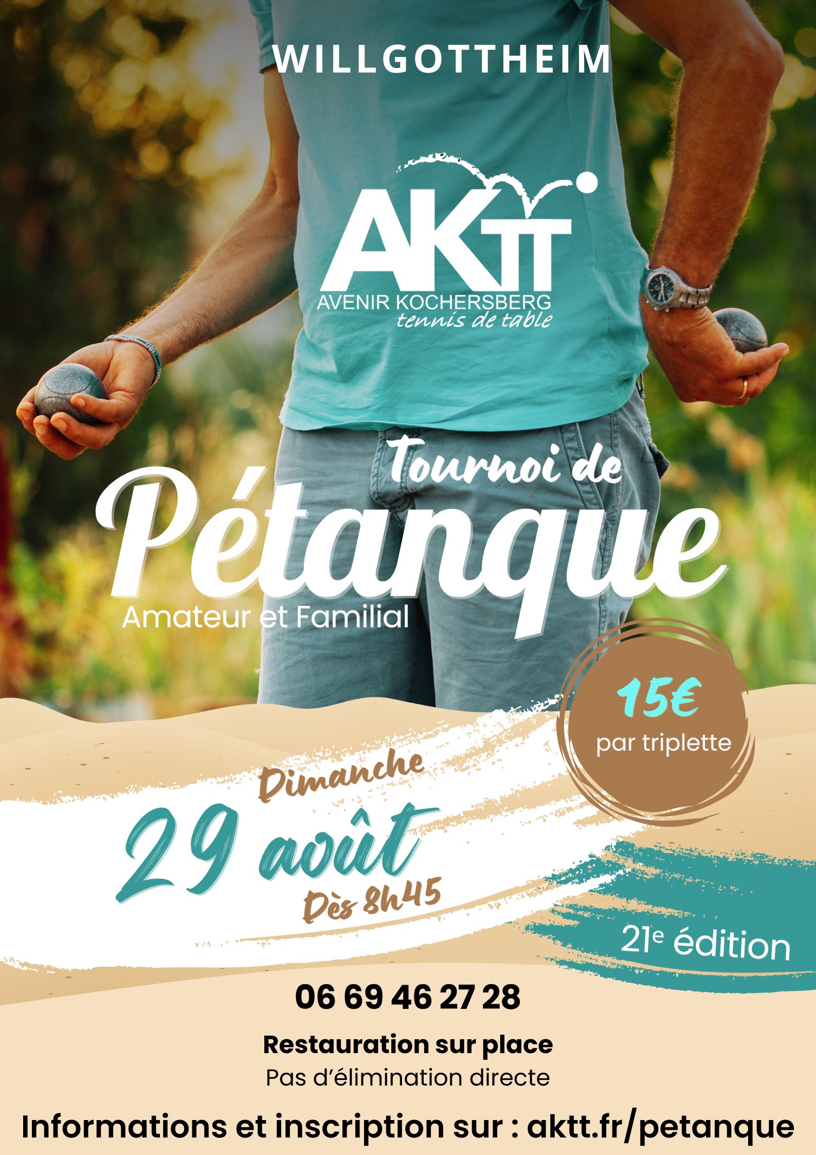 Affiche du tournoi
