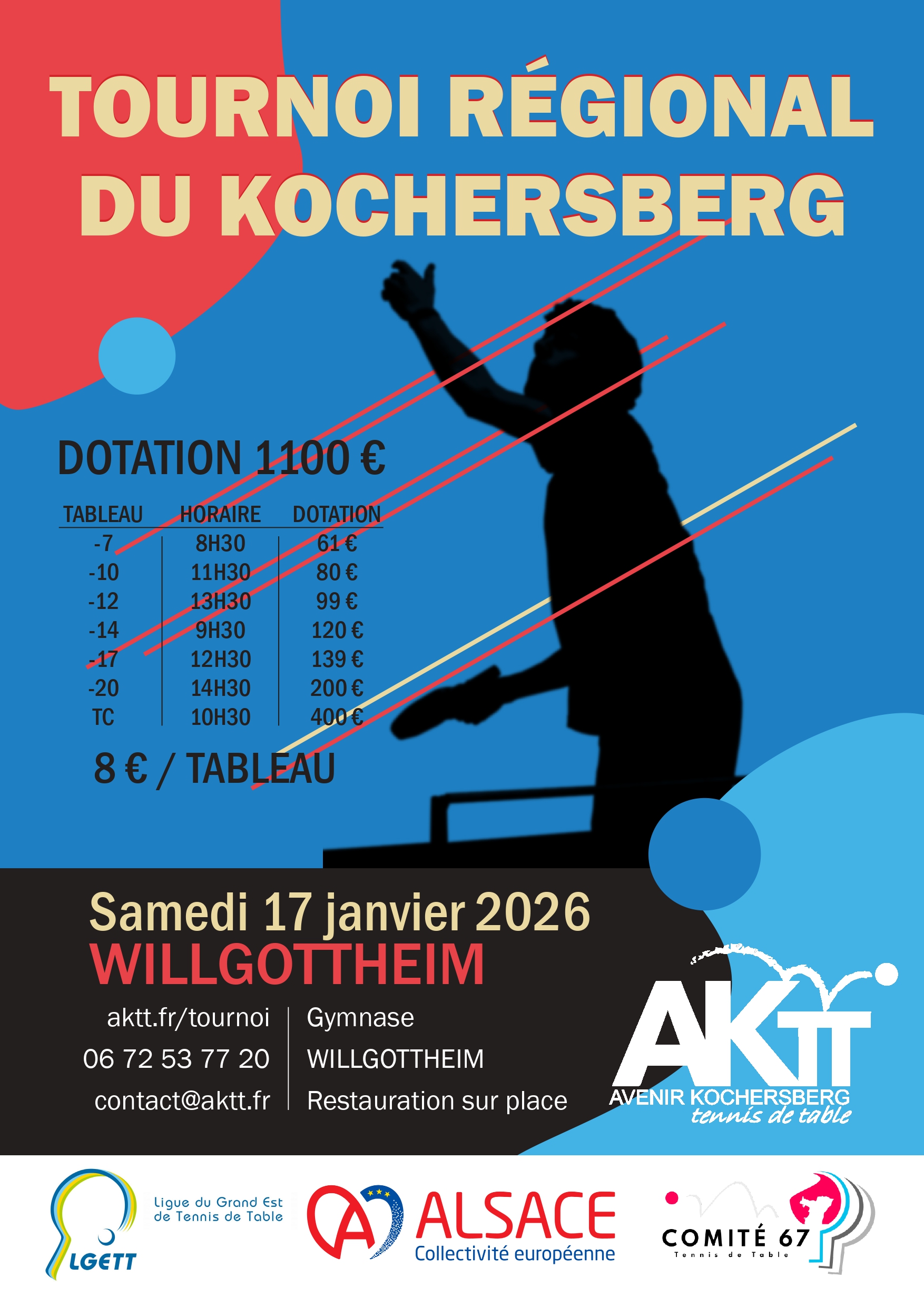 Affiche du tournoi